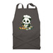 Cooking with Hope!, a Dark Grey Recycled Bib Apron