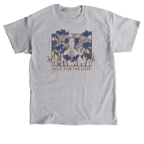 Do It For The Love Unisex Tee, a Sport Grey Classic Unisex Tee