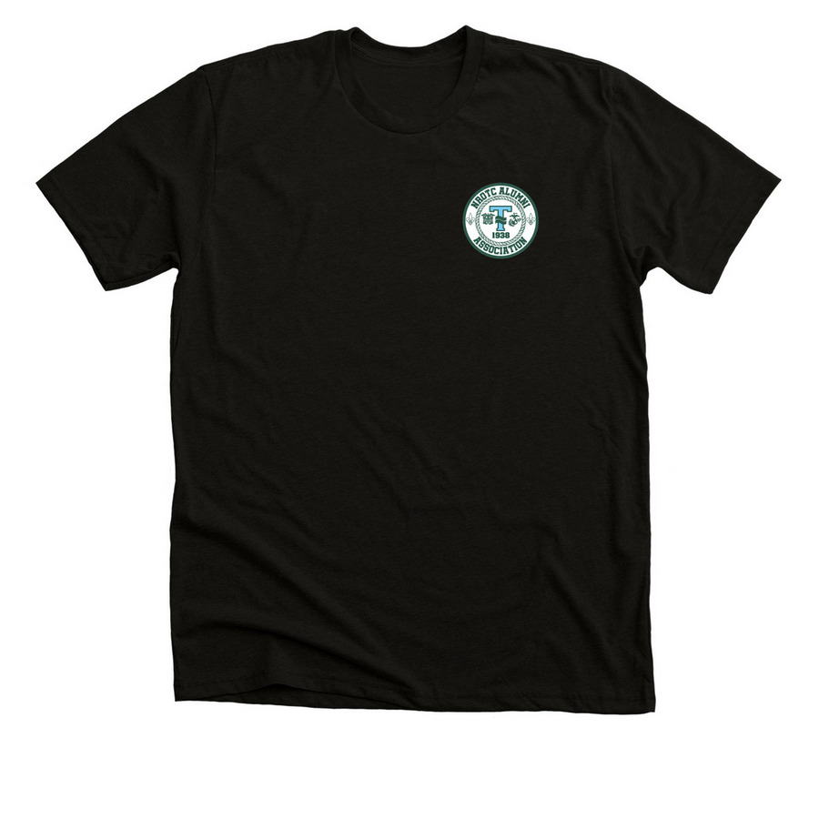 TUNROTC&nbsp;Alumni Association Apparel, a Solid Black Blend Premium Unisex Tee