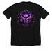 Rising Phoenix, a Solid Black Blend Premium Unisex Tee (back-view)