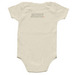 Hidalgo Onesie, a Natural Infant Onesie (back-view)
