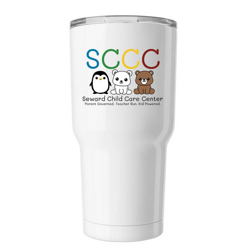 SCCC Insulated Tumbler, a White Insulated Tumbler