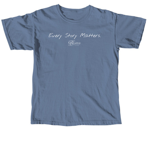 Every Story Matters, a Blue Jean Comfort Colors Unisex Tee