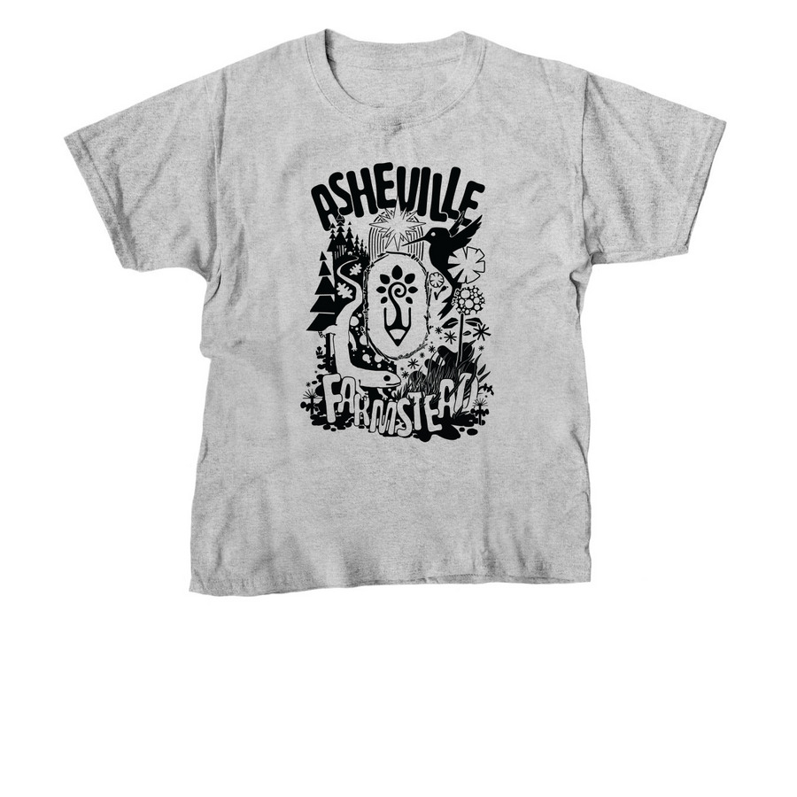 Farmstead Critter Logo Merch, a Sport Grey Youth Unisex Tee