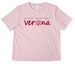 TEST TES TEST, a Soft Pink Women's Heavyweight Tee