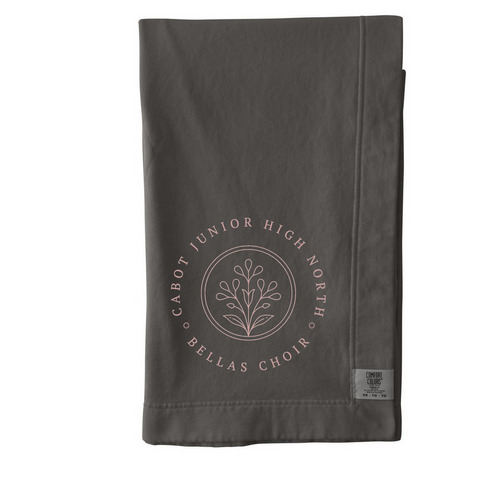 Bellas Floral Blanket, a Pepper Comfort Colors Blanket