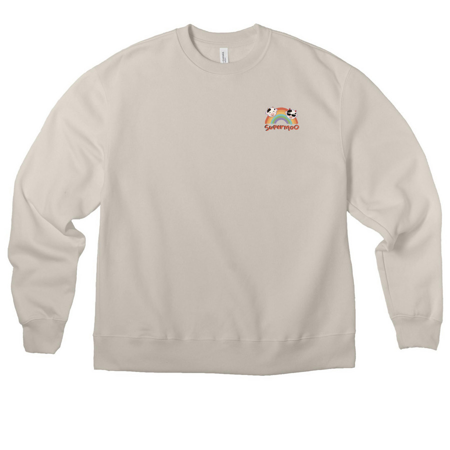 SuperMoo & DracuMoo, a Dust Premium Heavyweight Crewneck Sweatshirt