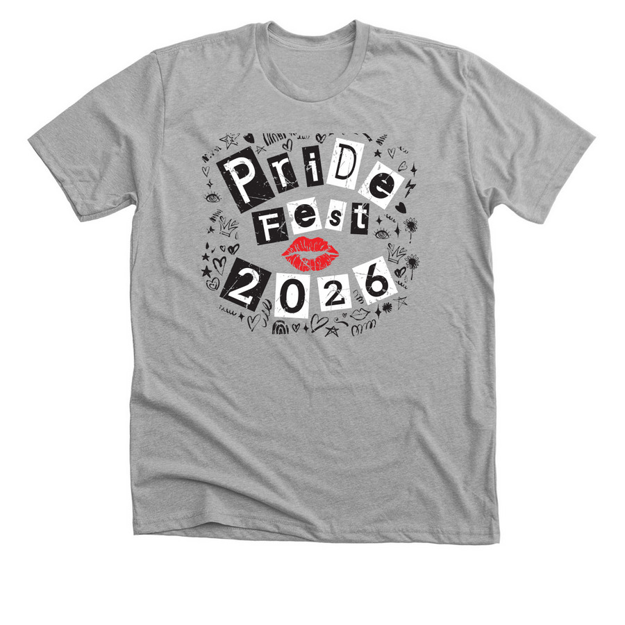 Pride Fest 2026, a Athletic Heather Premium Unisex Tee