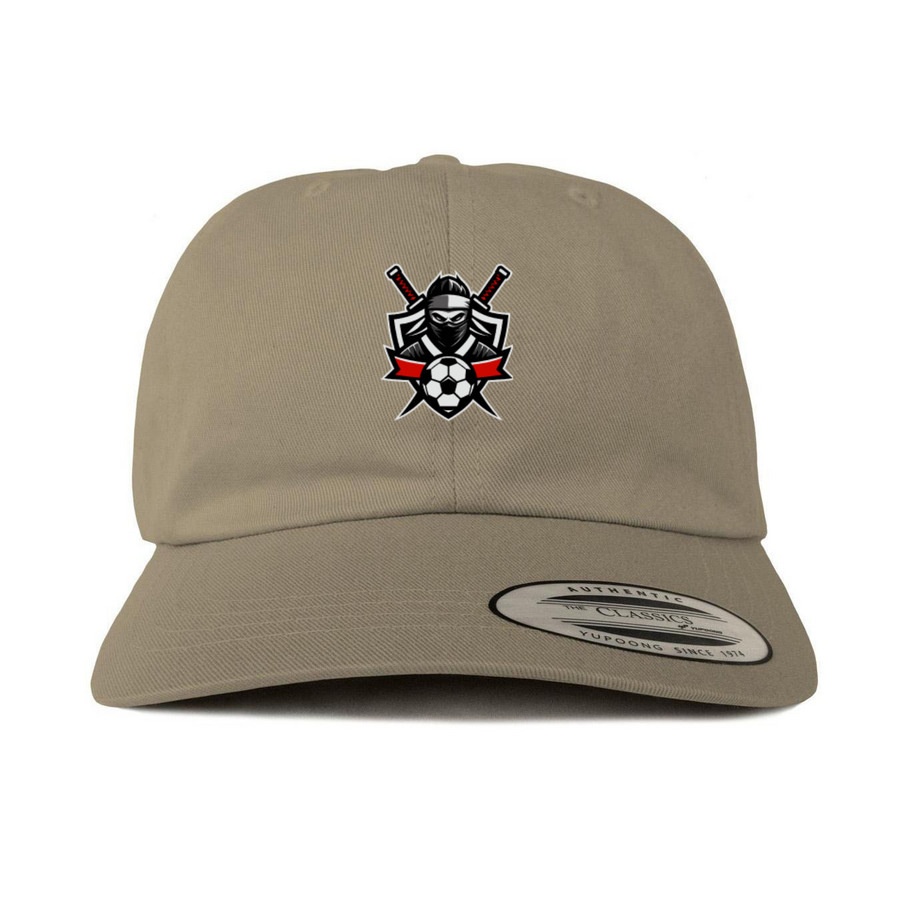 Hat- Logo Only&nbsp;, a Khaki Printed Classic Baseball Cap