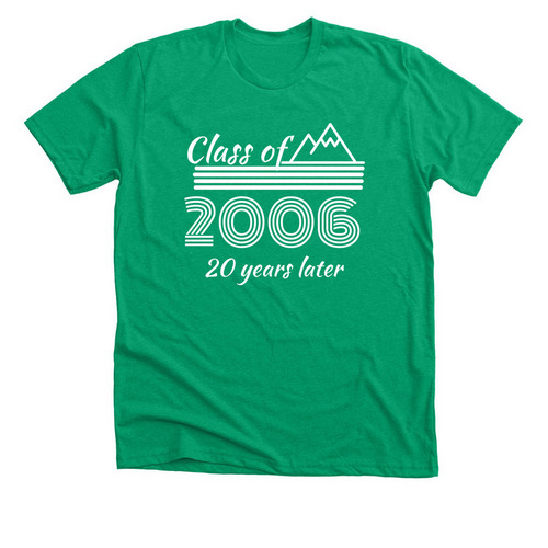 Class of '06 Shirts (White Graphics), a Heather Kelly Premium Unisex Tee