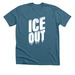 ICE OUT - Light, a Heather Deep Teal Premium Unisex Tee
