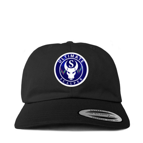 Ultimate Scalper Hat, a Black Printed Classic Baseball Cap