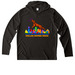 DDD Judge, a Black UV Performance Long Sleeve Hoodie