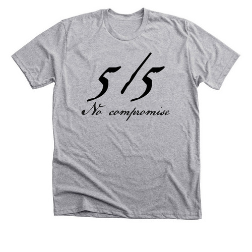 There Is No Compromise, a Athletic Heather Premium Unisex Tee