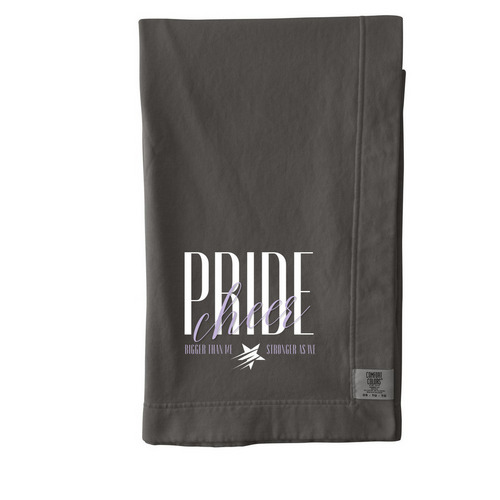 Comfort Colors Blanket - Pepper, a Pepper Comfort Colors Blanket