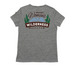 Women?s Wilderness Escape, a Aluminum Grey Allmade Eco Triblend Women?s Tee (back-view)