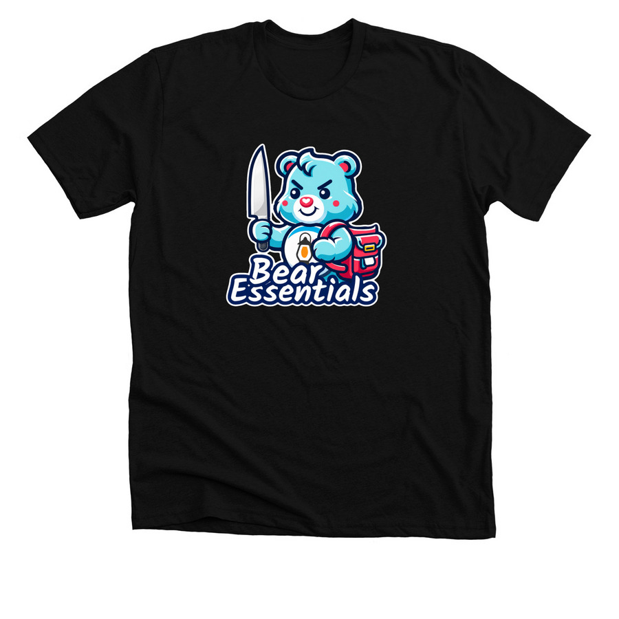 Bear Essentials, a Solid Black Blend Premium Unisex Tee