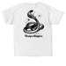 Cobra style tee, a White Classic Unisex Tee (back-view)