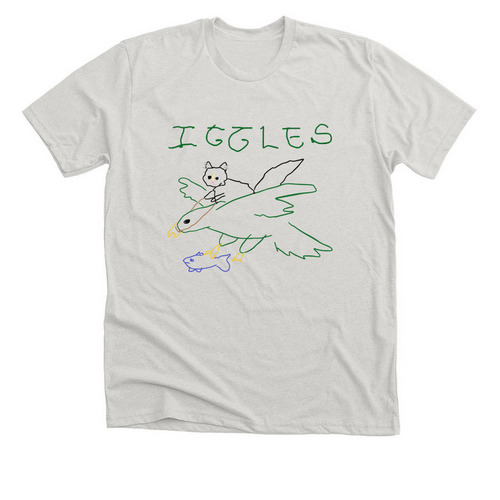 iggles, a Heather Cement Premium Unisex Tee