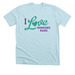 I Love Someone Rare (new), a Heather Ice Blue Premium Unisex Tee
