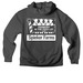 Harmony in the Feedlot, a Asphalt Premium Heavyweight Pullover Hoodie (back-view)