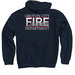 Groton City- GSB, a Navy Pullover Hoodie (back-view)