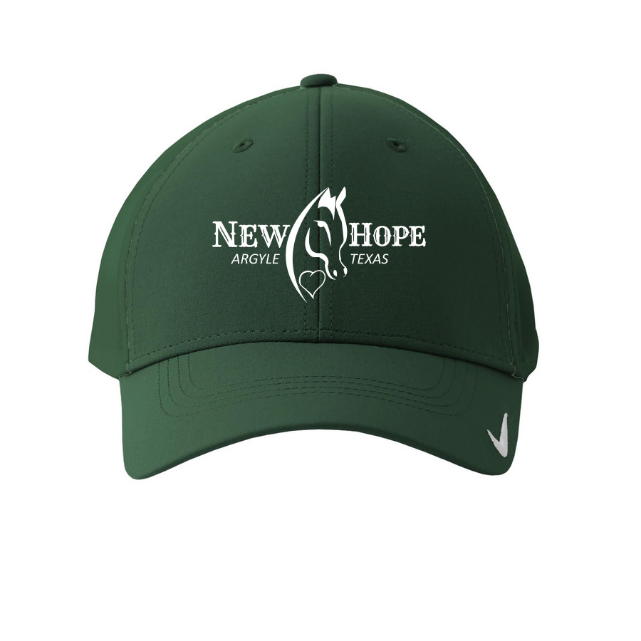 New Hope Logo Hat Collection, a Gorge Green Printed Nike Dri-FIT Legacy Performance Cap
