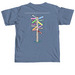Camp Directional, a Blue Jean Comfort Colors Unisex Tee (back-view)