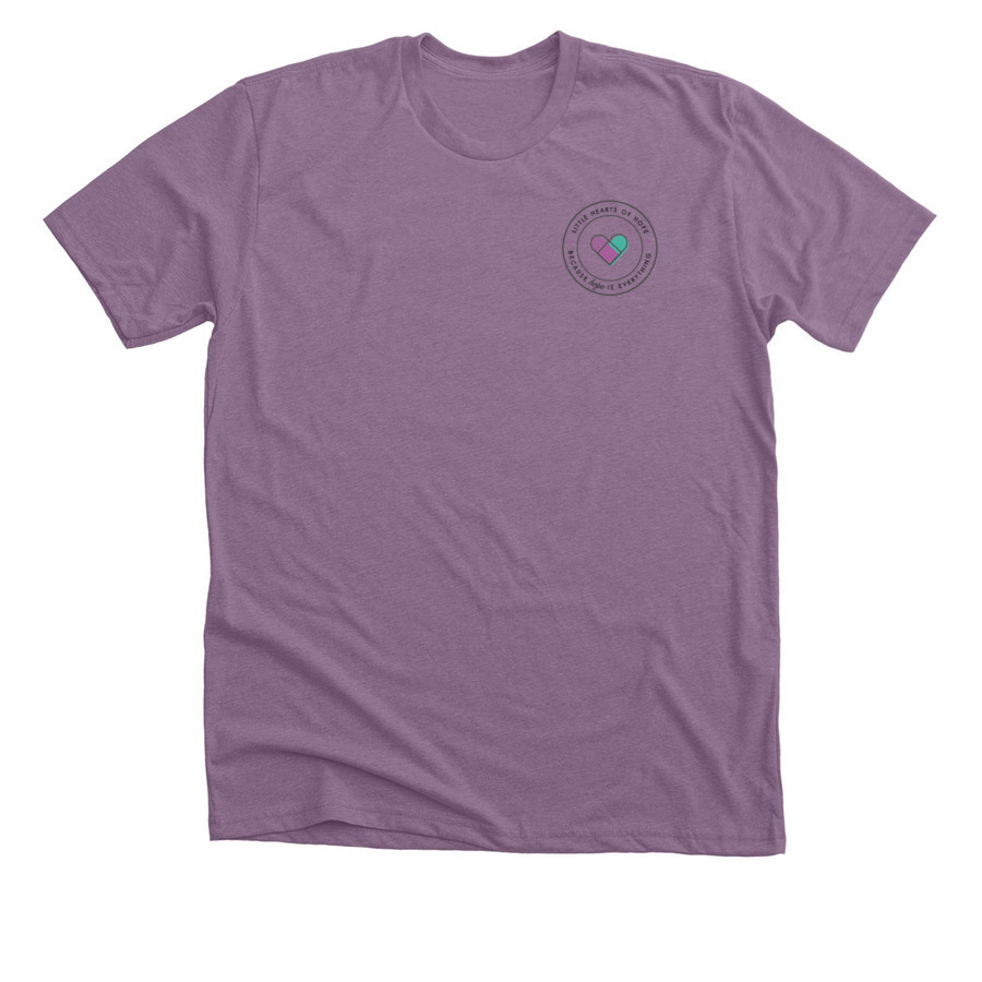 LHOH Merchandise, a Heather Purple Premium Unisex Tee