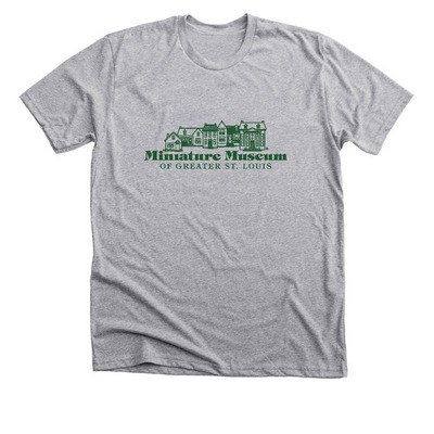 Support the Mini Museum, a Athletic Heather Premium Unisex Tee