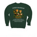 Upper Grammar Gear, a Forest Green Youth Crewneck Sweatshirt (back-view)