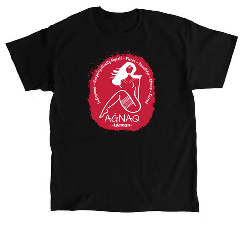 Agnaq- Woman, a Black Classic Unisex Tee