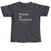 Woman of Strength, a Graphite Comfort Colors Unisex Tee