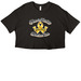 MOM OF A WARRIOR, a Black Women?s Cropped Cotton Tee