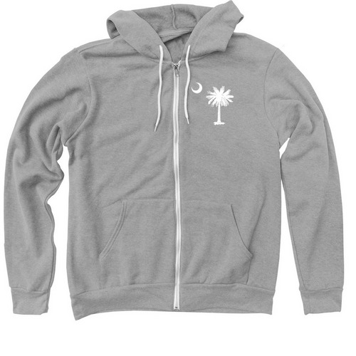 "The SC Classic" - Shirts, a Athletic Heather Zip Up Hoodie