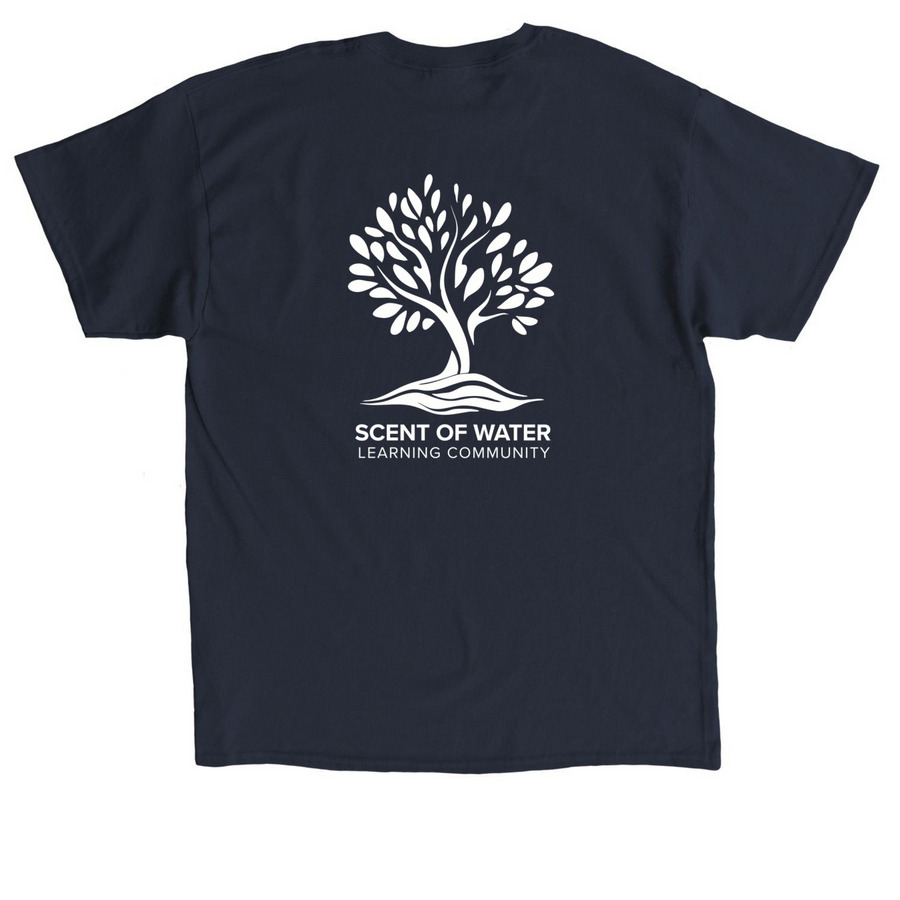 SOW Logo Merch: T-Shirts, a Navy Classic Unisex Tee (back-view)
