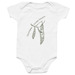 California Lichen Society Onesie, a White Infant Onesie