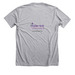 PWS Advocate Who NEVER GIVES UP!, a Athletic Heather Premium Unisex Tee (back-view)