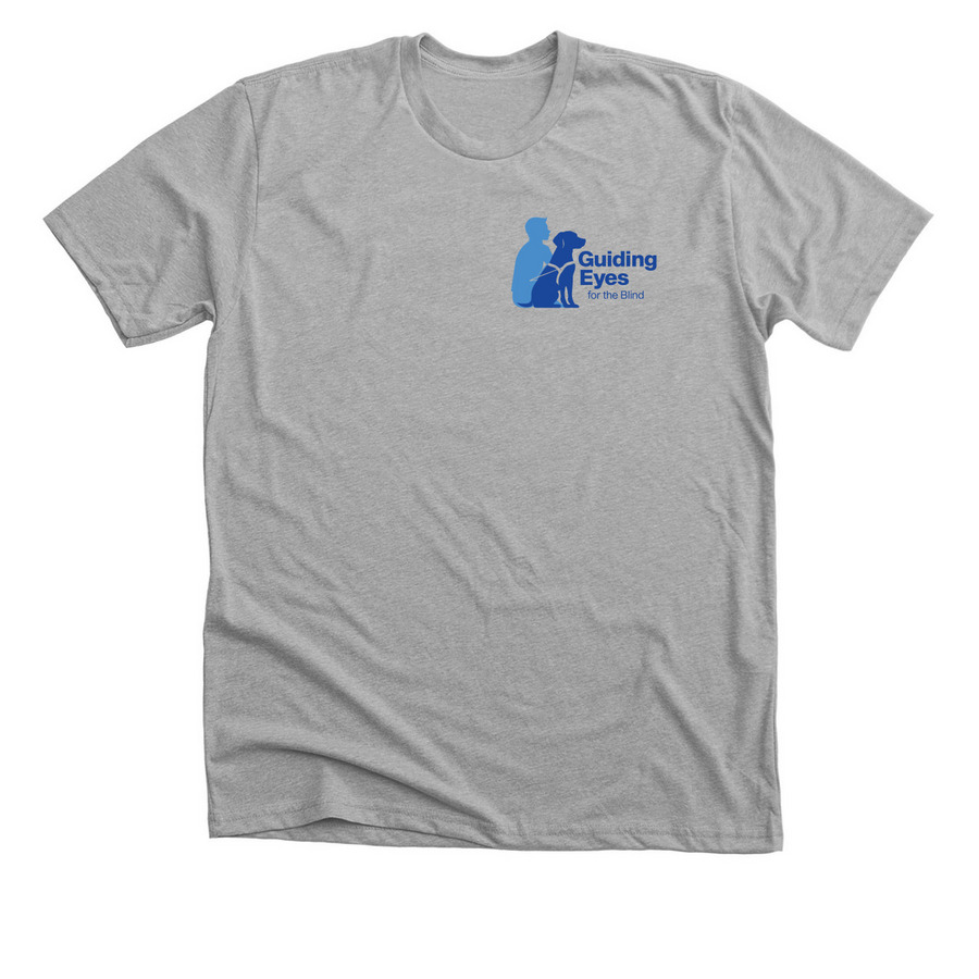 Forward with Pride (Blue), a Athletic Heather Premium Unisex Tee
