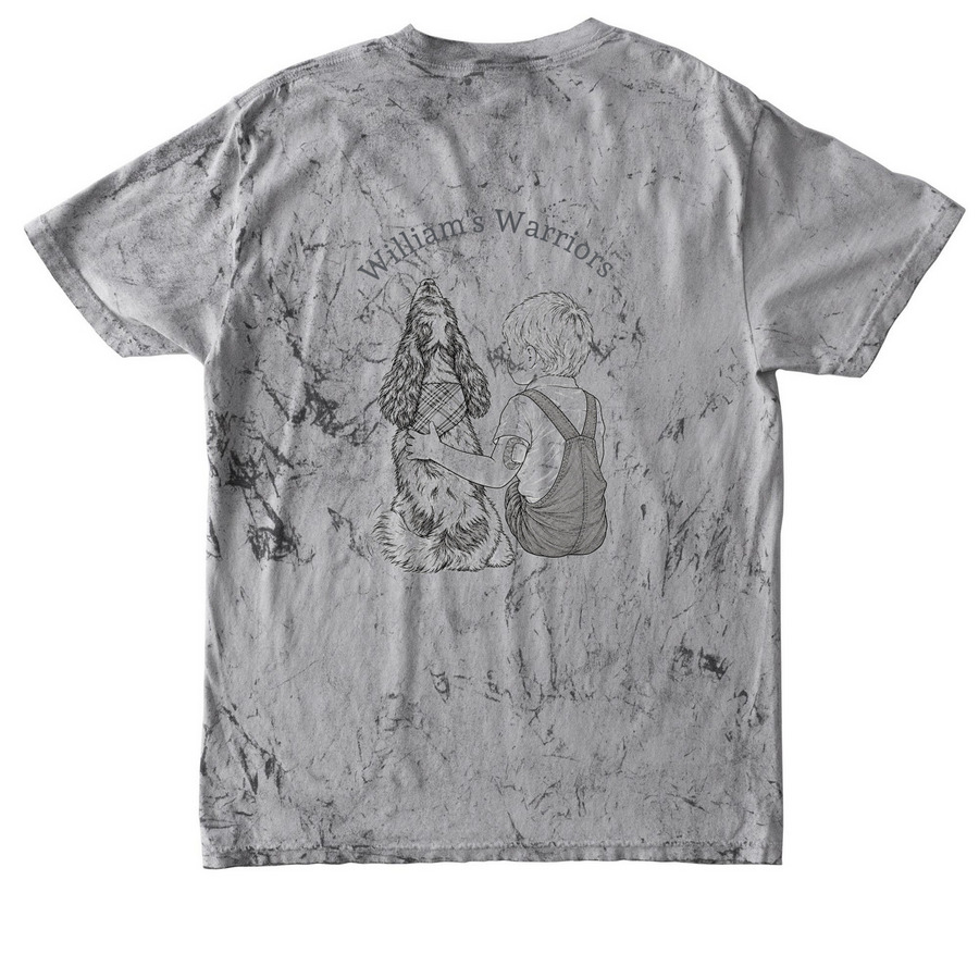Sugar mama, a Smoke Comfort Colors Colorblast Tee (back-view)