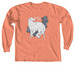 Borzoi Life Classic, a Terracotta Comfort Colors Long Sleeve Tee