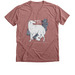 Borzoi Life Classic, a Heather Mauve Premium V-Neck Tee