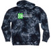 Christ's Chapel Academy, a Black Tie Dyed Pullover Hoodie