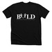BOLD White Logo Attire, a Solid Black Blend Premium Unisex Tee
