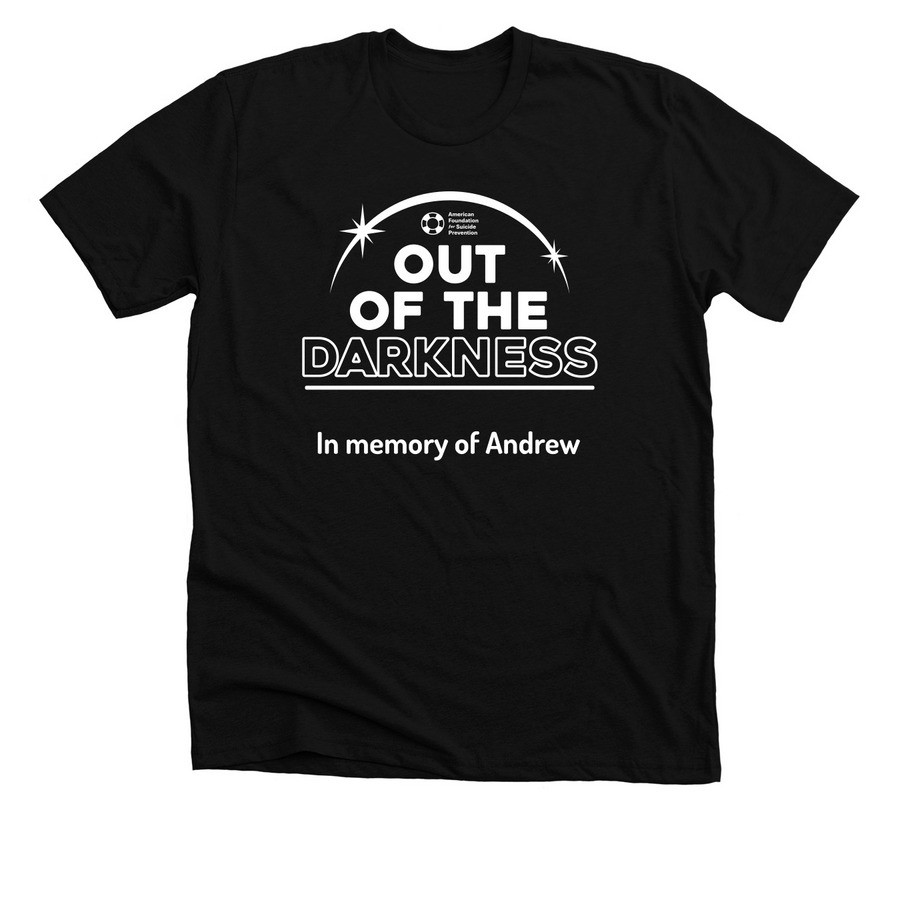 Team Andrew, a Solid Black Blend Premium Unisex Tee