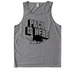 SLUG LIFE by MSTIZA, a Aluminum Grey Allmade Eco Triblend Tank