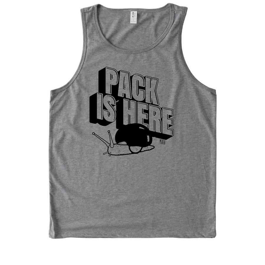 SLUG LIFE by MSTIZA, a Aluminum Grey Allmade Eco Triblend Tank