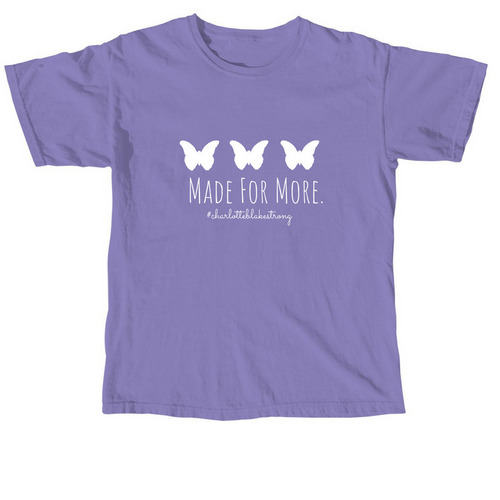 Charlotte Blake Fundraiser, a Violet Comfort Colors Unisex Tee