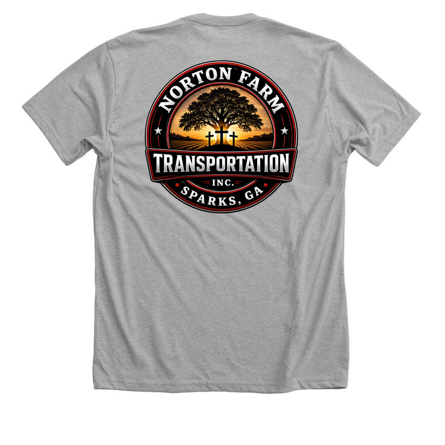 NFT New Logo, a Athletic Heather Premium Unisex Tee (back-view)