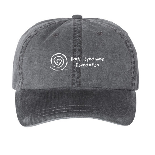 BSF Hats, a Black Printed Pigment Dye Baseball Cap
